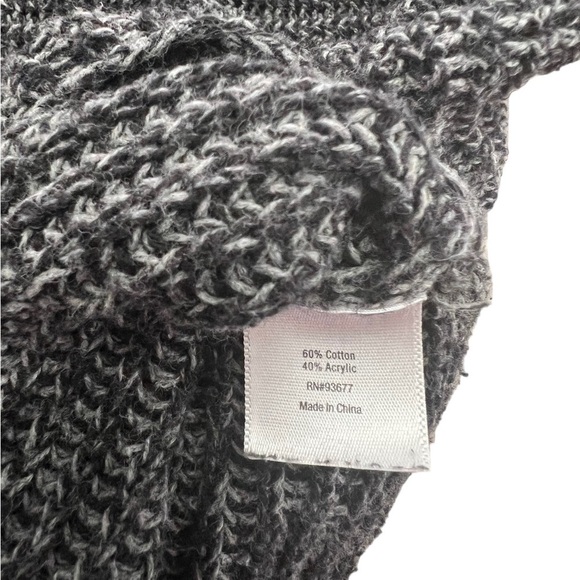 🩷 3/$20 ANA a new approach, women’s knit, sweater, size, XL, charcoal, gray - Picture 4 of 7